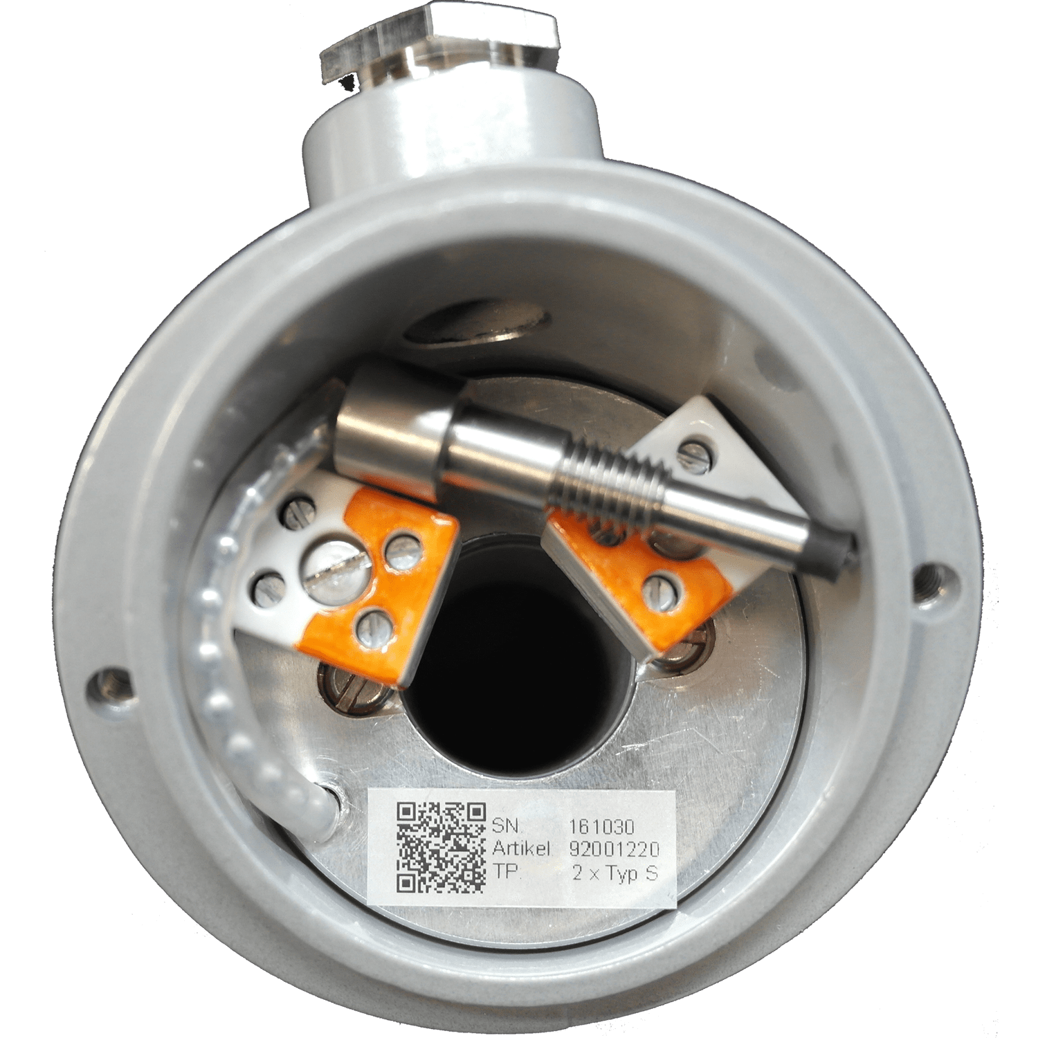 Anschlusskopf mit QR-Code